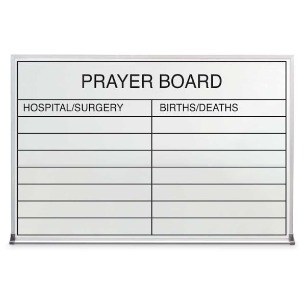 Corkboard, Fabrc, 3 Door, Satin/Surf, 72x48"